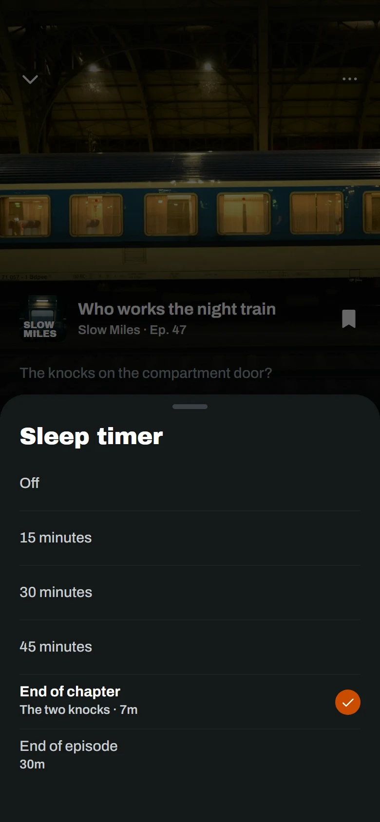 Podgląd Murmur Sleep Timer