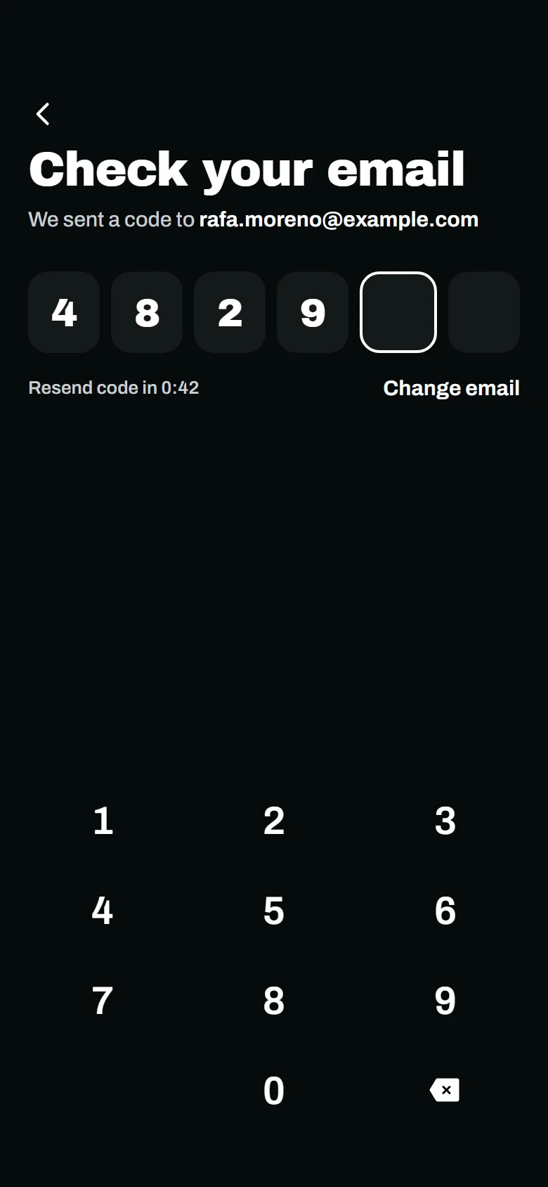 Vista previa de Murmur Verify Code