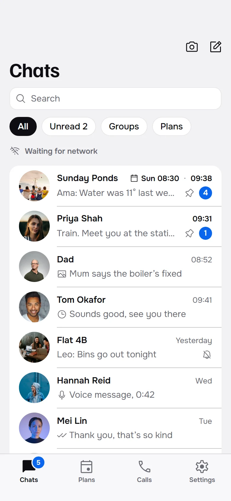 Natter Offline preview