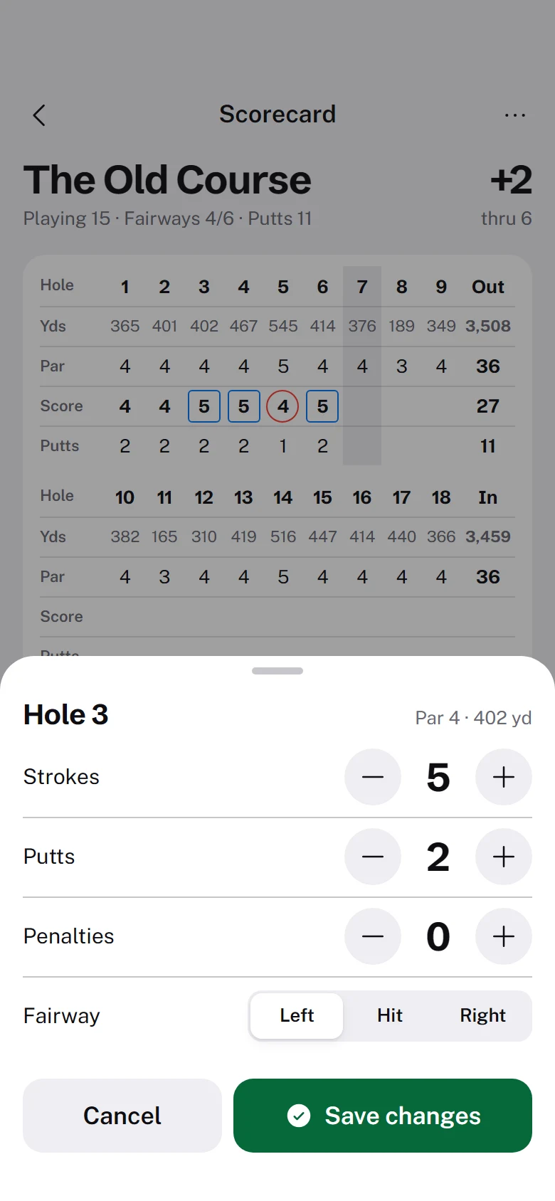 Niblick Edit Hole preview