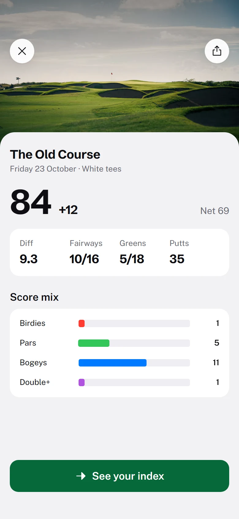 Niblick Round Summary preview