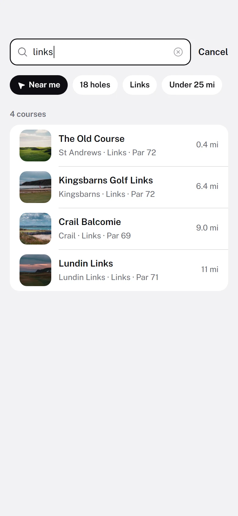 Niblick Search preview