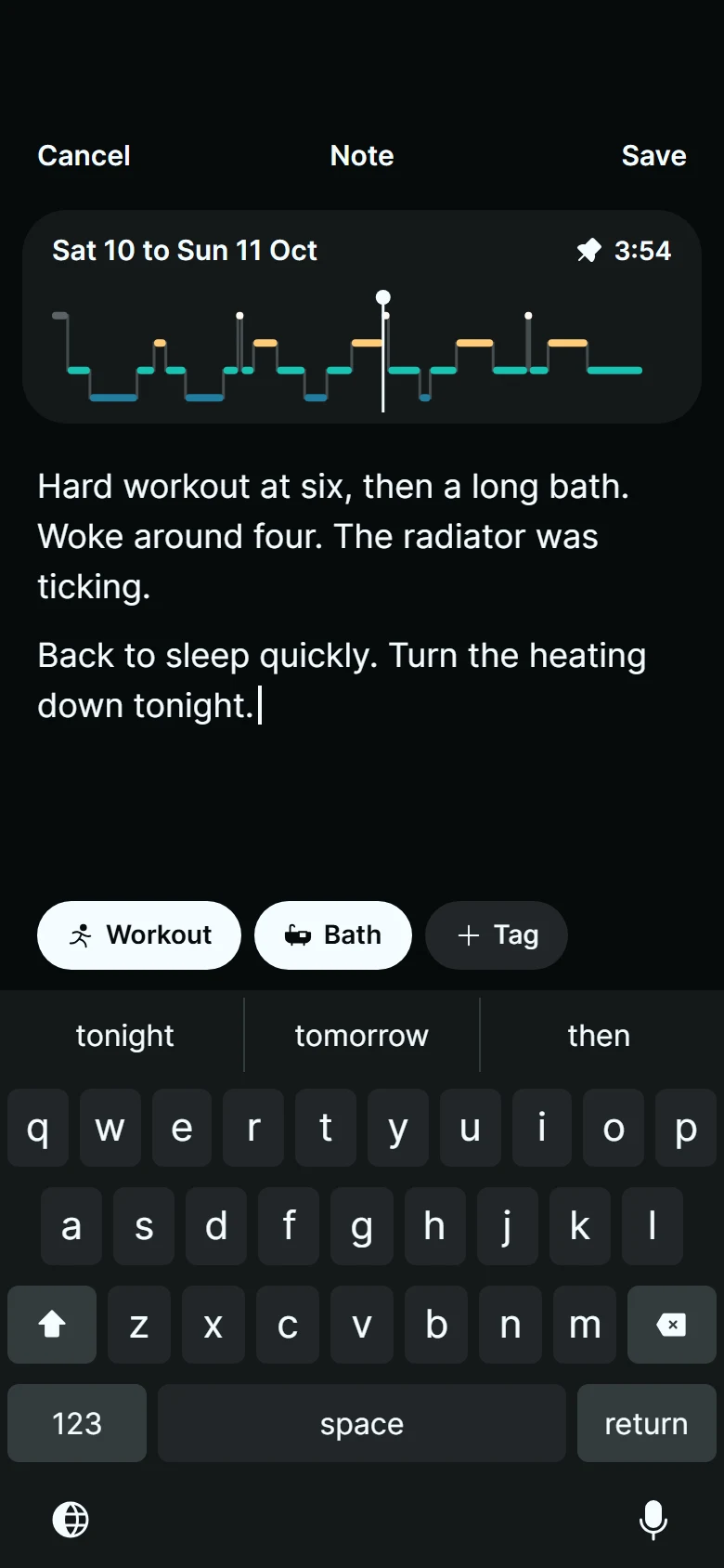 Nightjar Journal Note preview