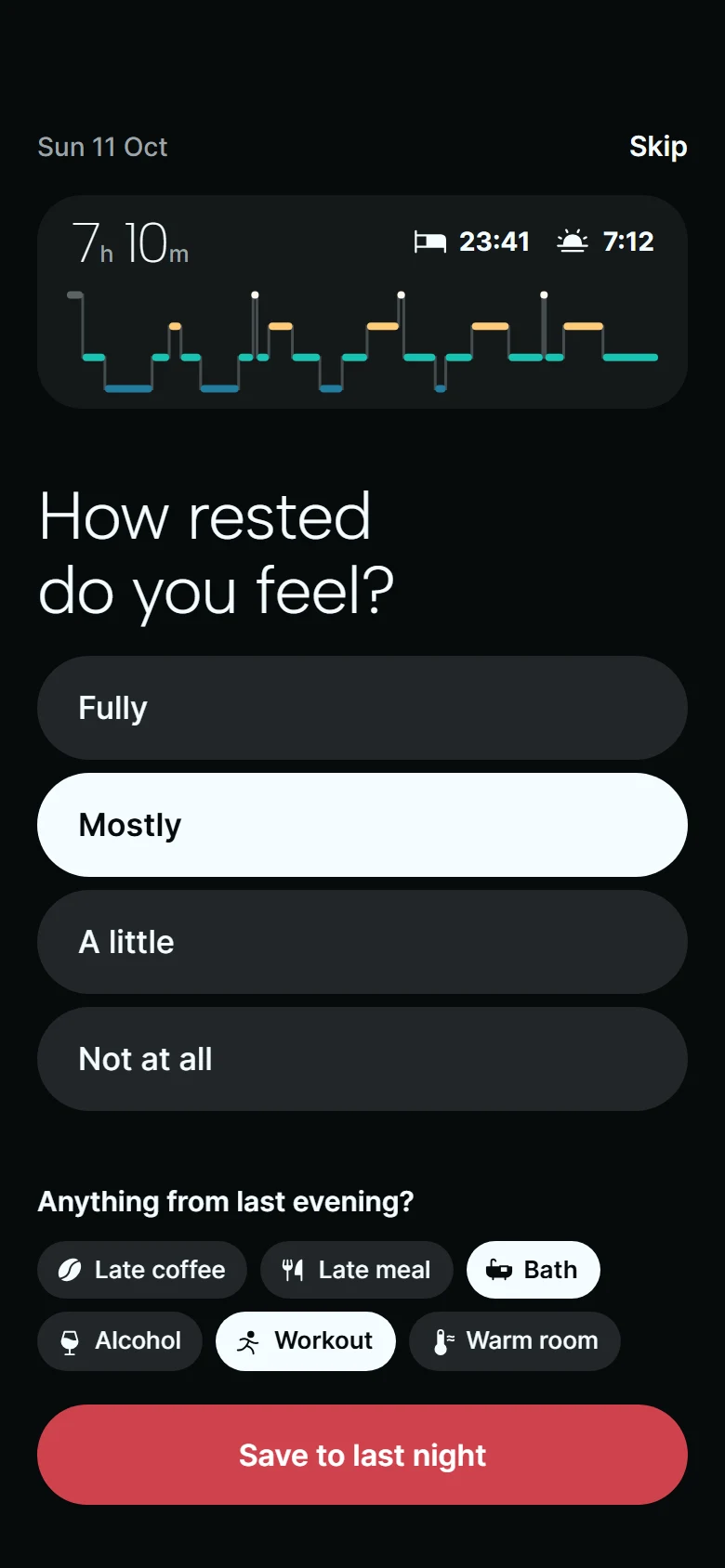 Nightjar Morning Check-in preview
