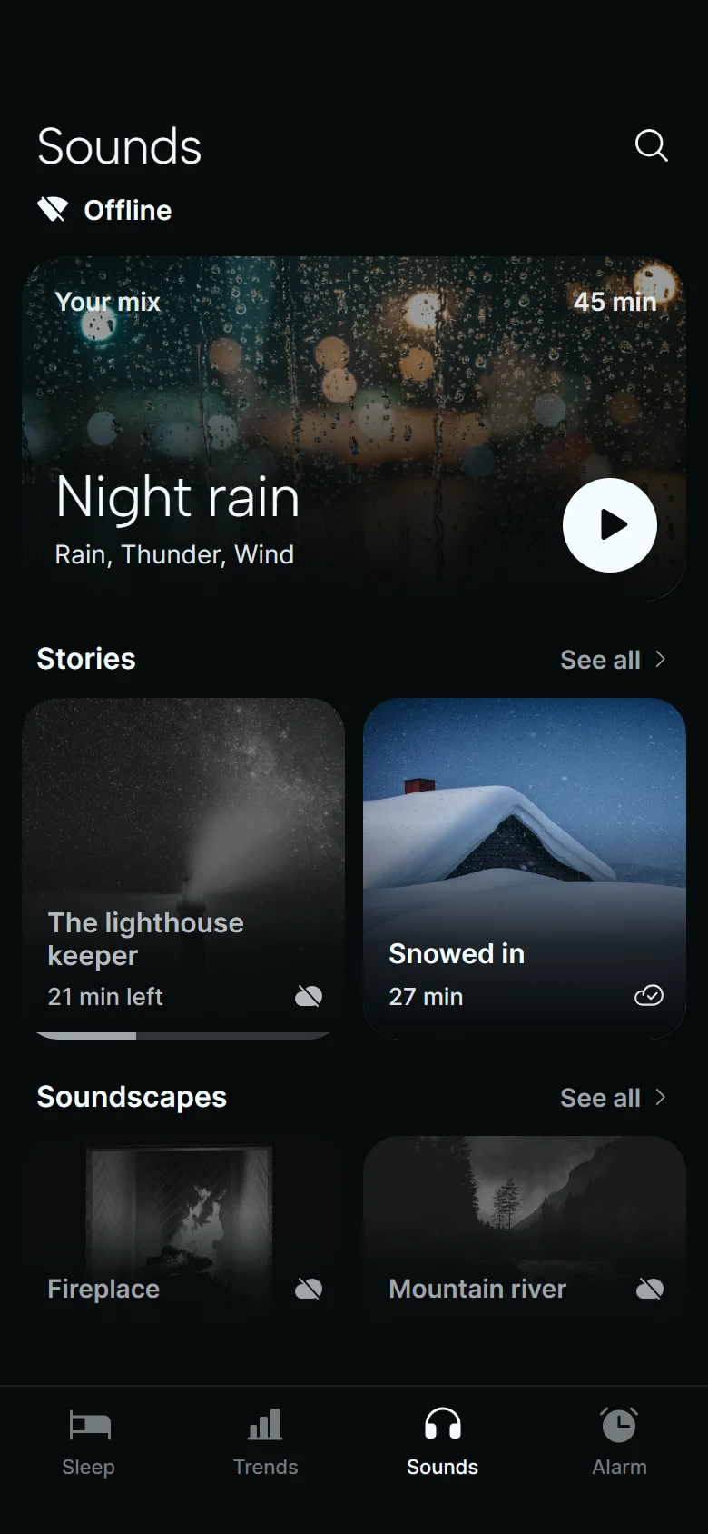 Nightjar Offline preview