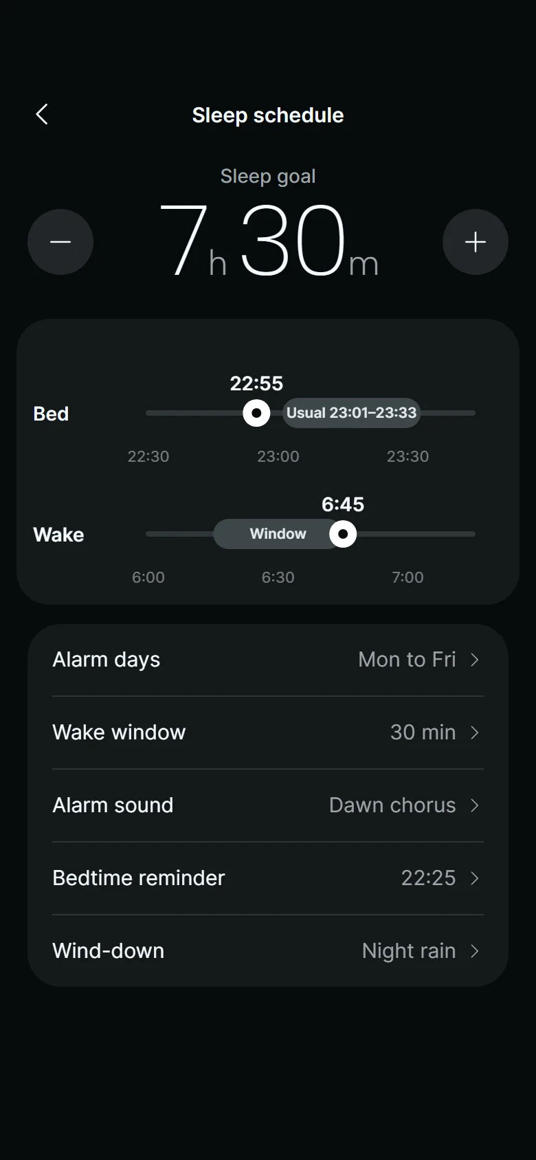 Nightjar Sleep Schedule preview