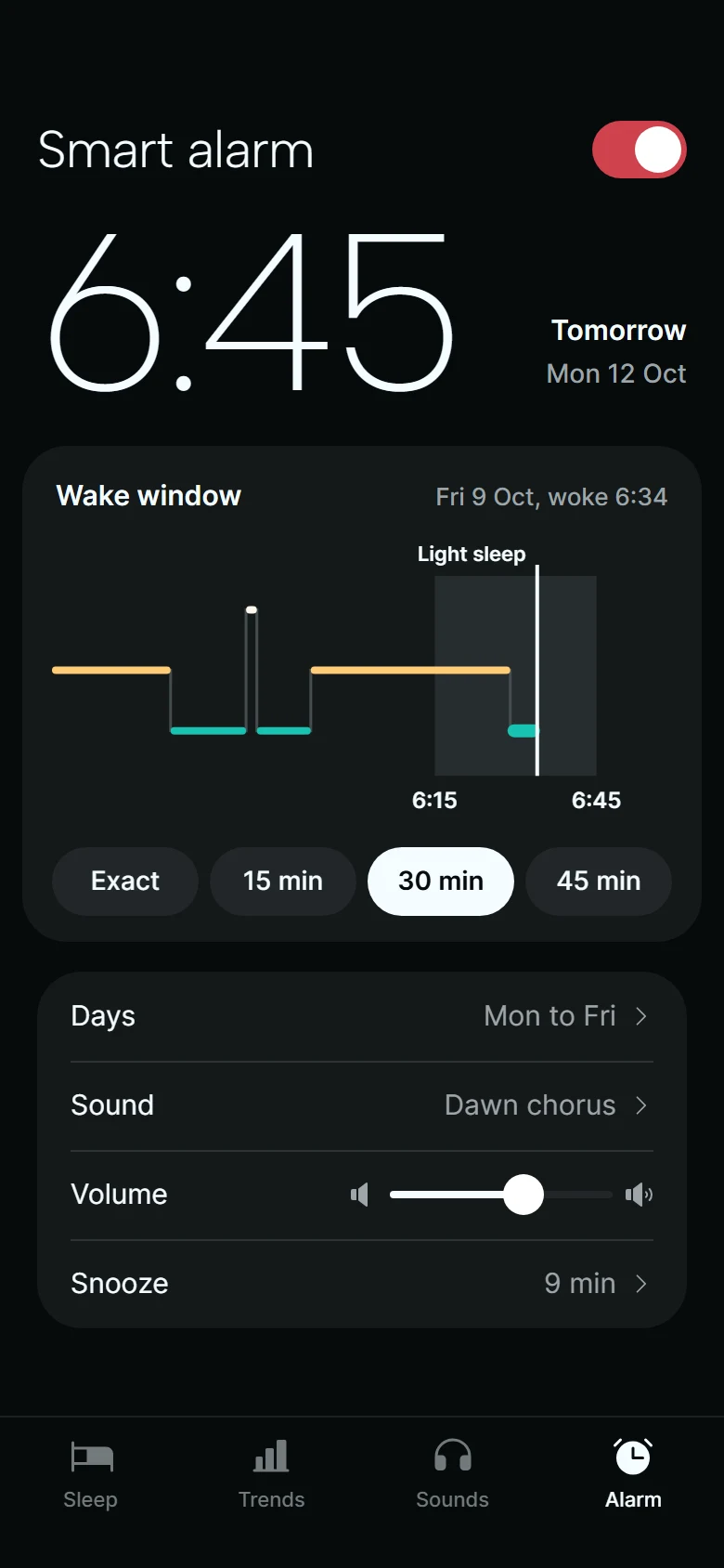 Nightjar Smart Alarm preview