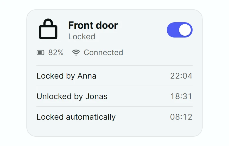 Nook Door Lock Card preview