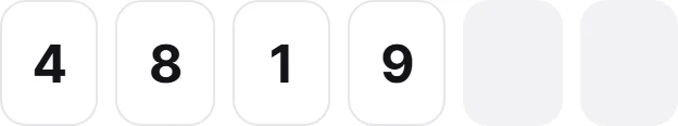 One-Time Code preview