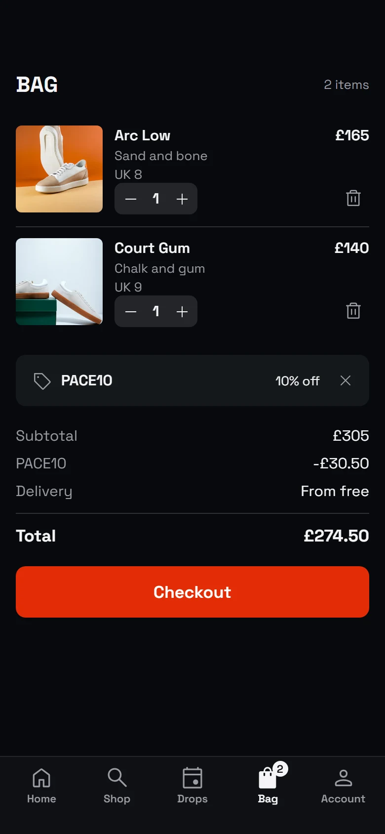 Pace Store Bag With Promo preview