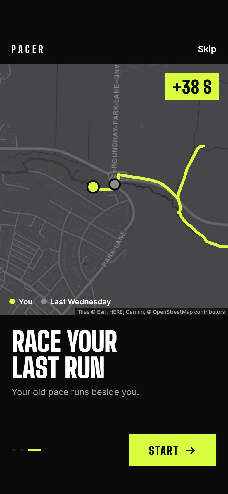 Pacer Intro Ghost Race preview