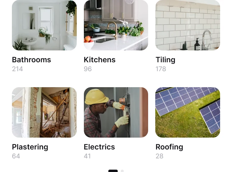 Paged grid preview