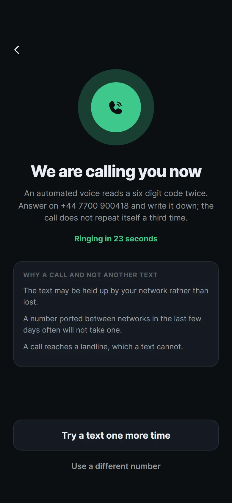 Parley Code By Phone Call preview