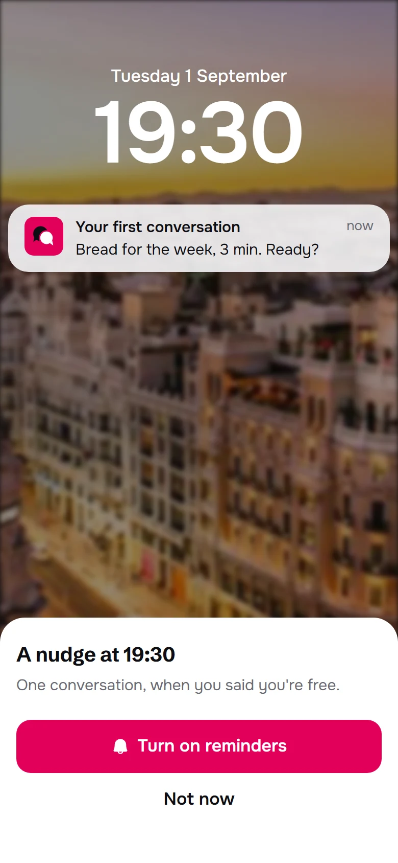 Parley Notifications Prime preview