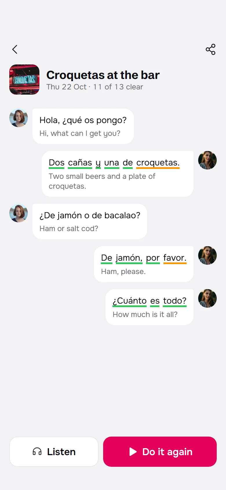 Parley Past Conversation preview