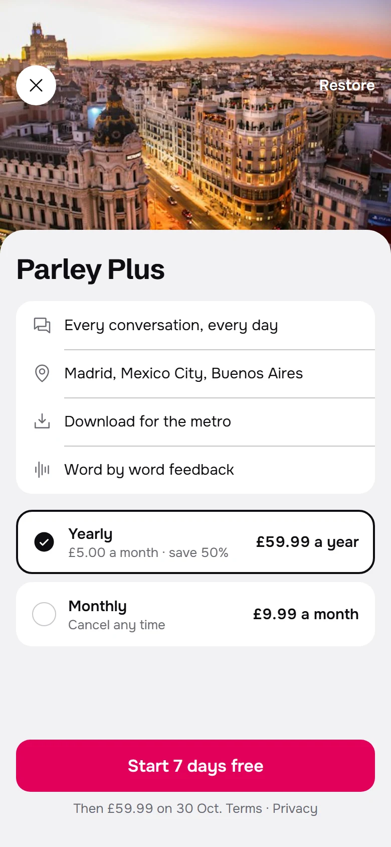 Parley Plus preview