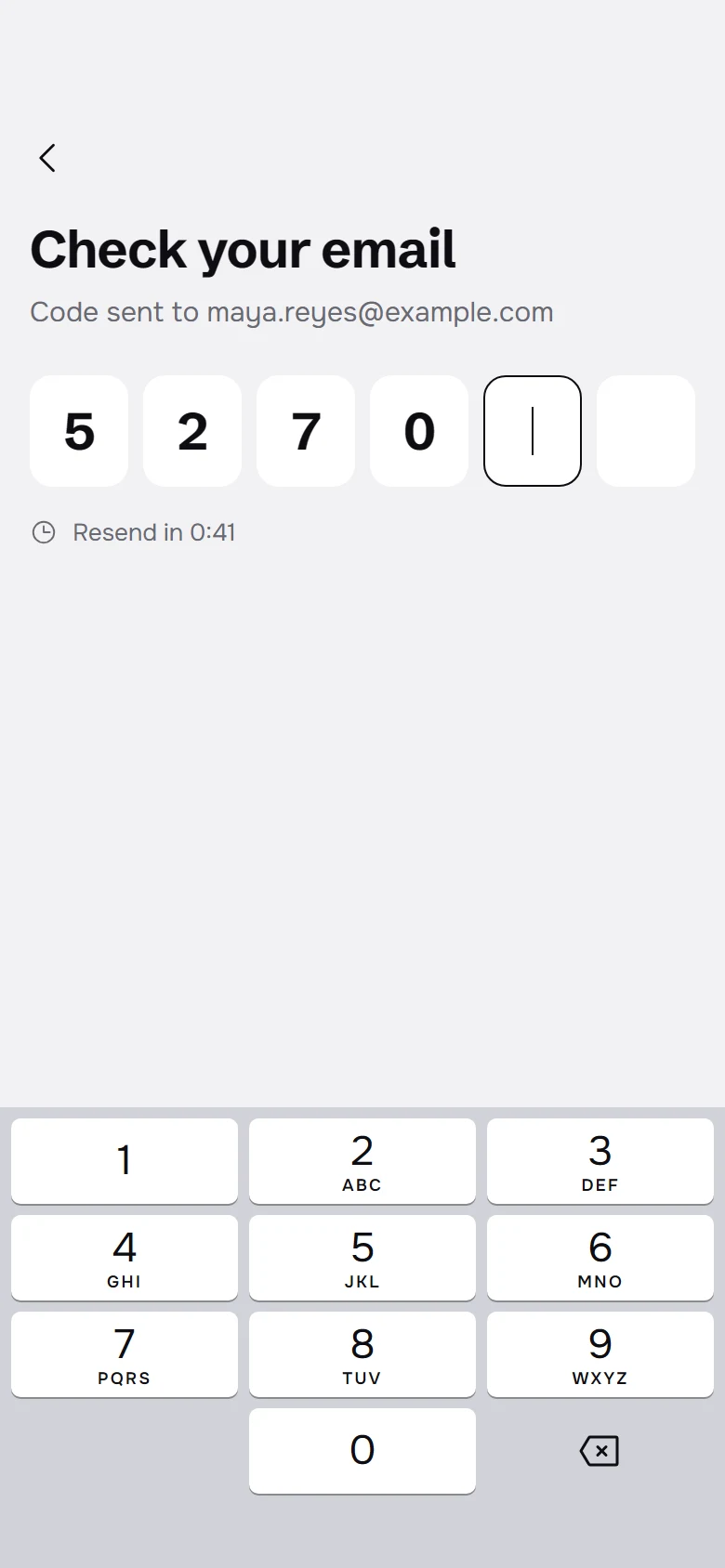 Parley Verify Code preview