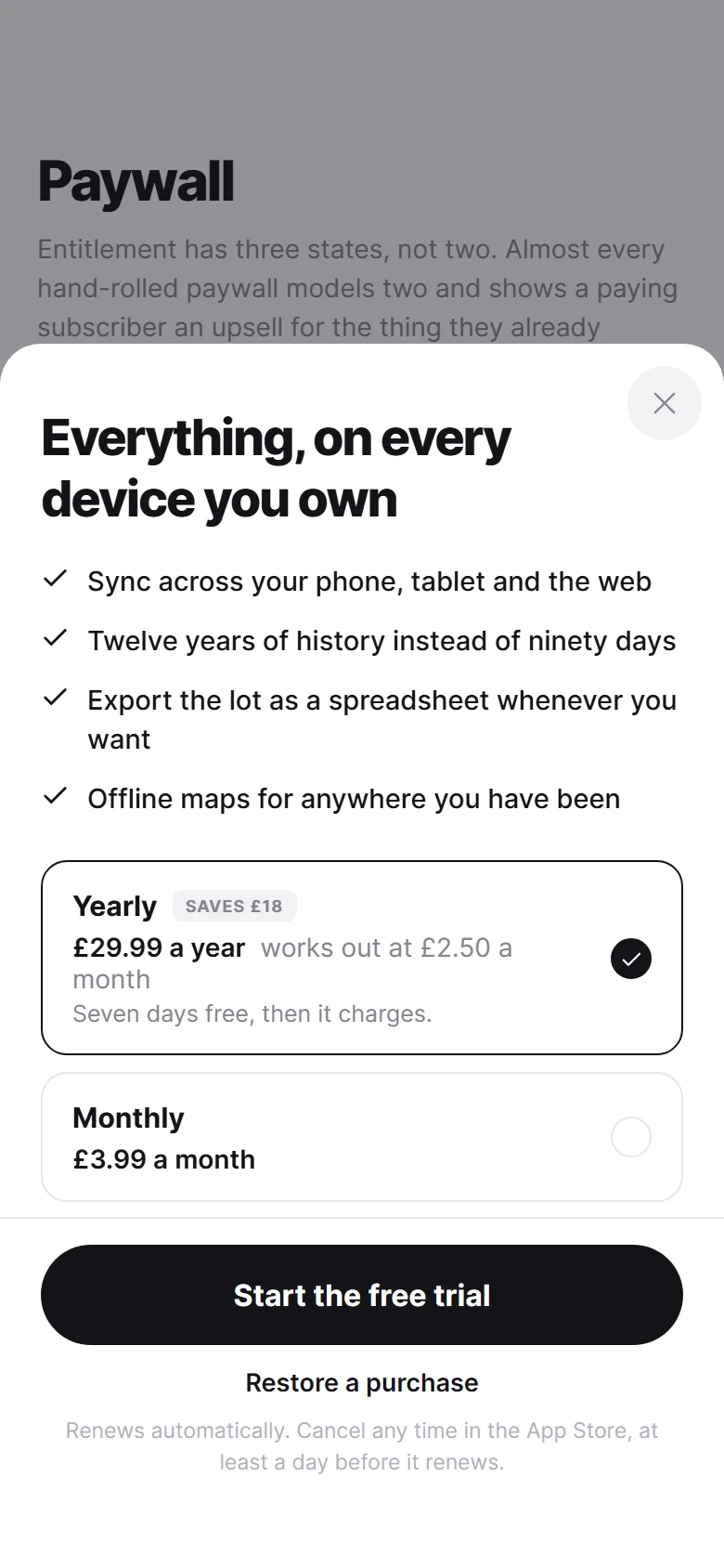 Превью Paywall