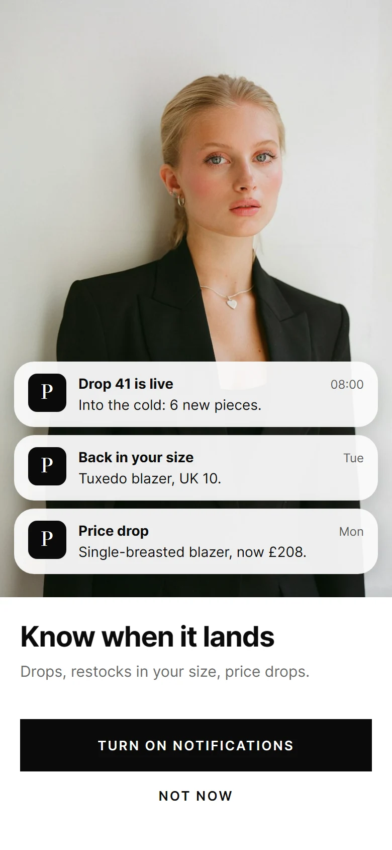 Placket Notifications preview