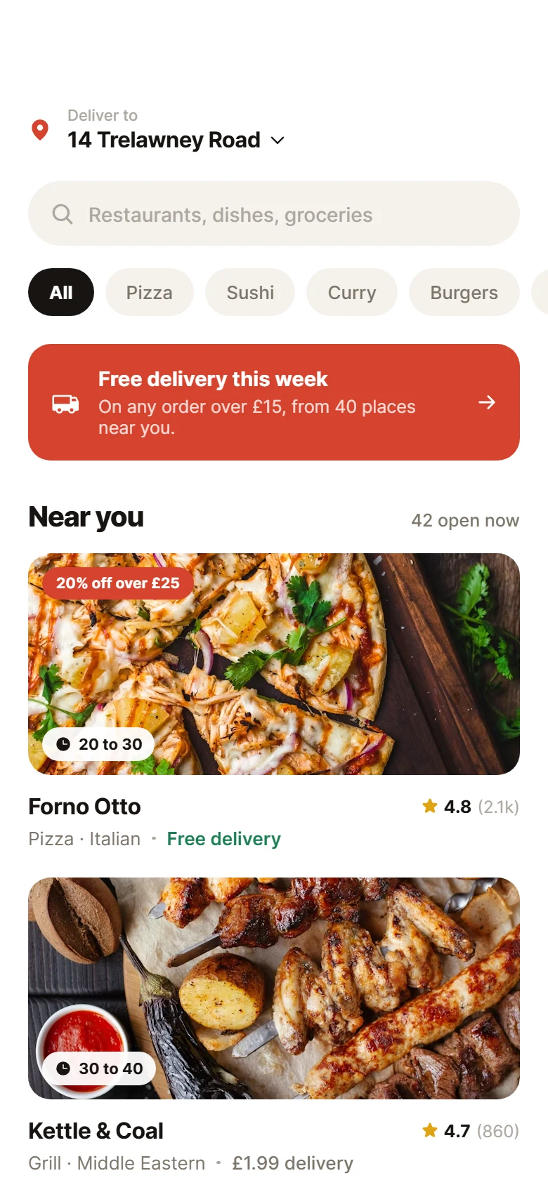 Podgląd Plate Delivery Home