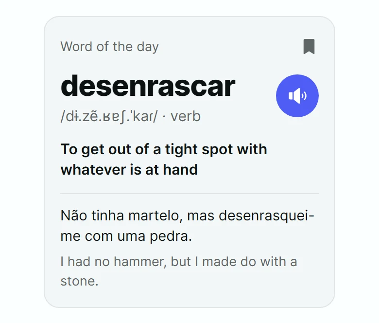 Primer Word Of The Day Card preview