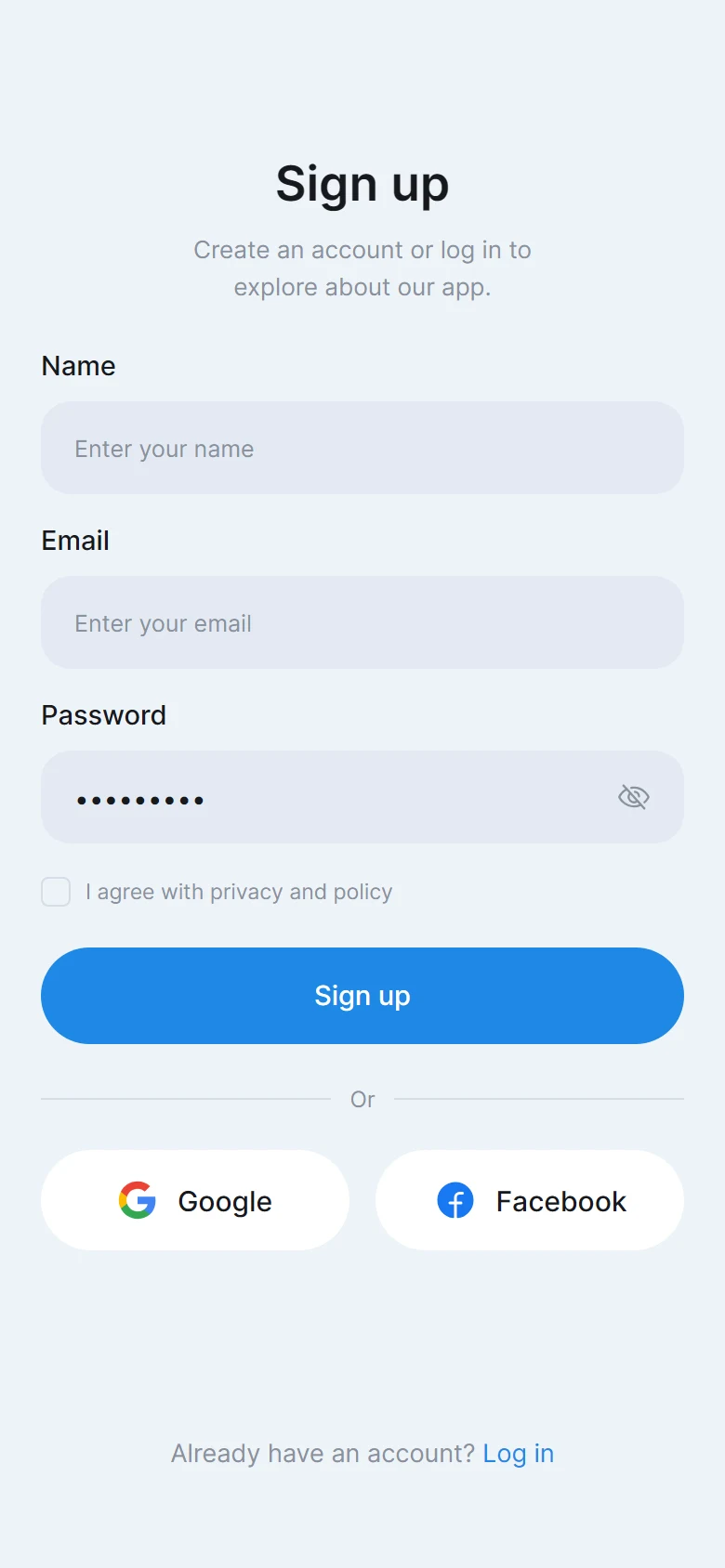 Quest Sign Up preview