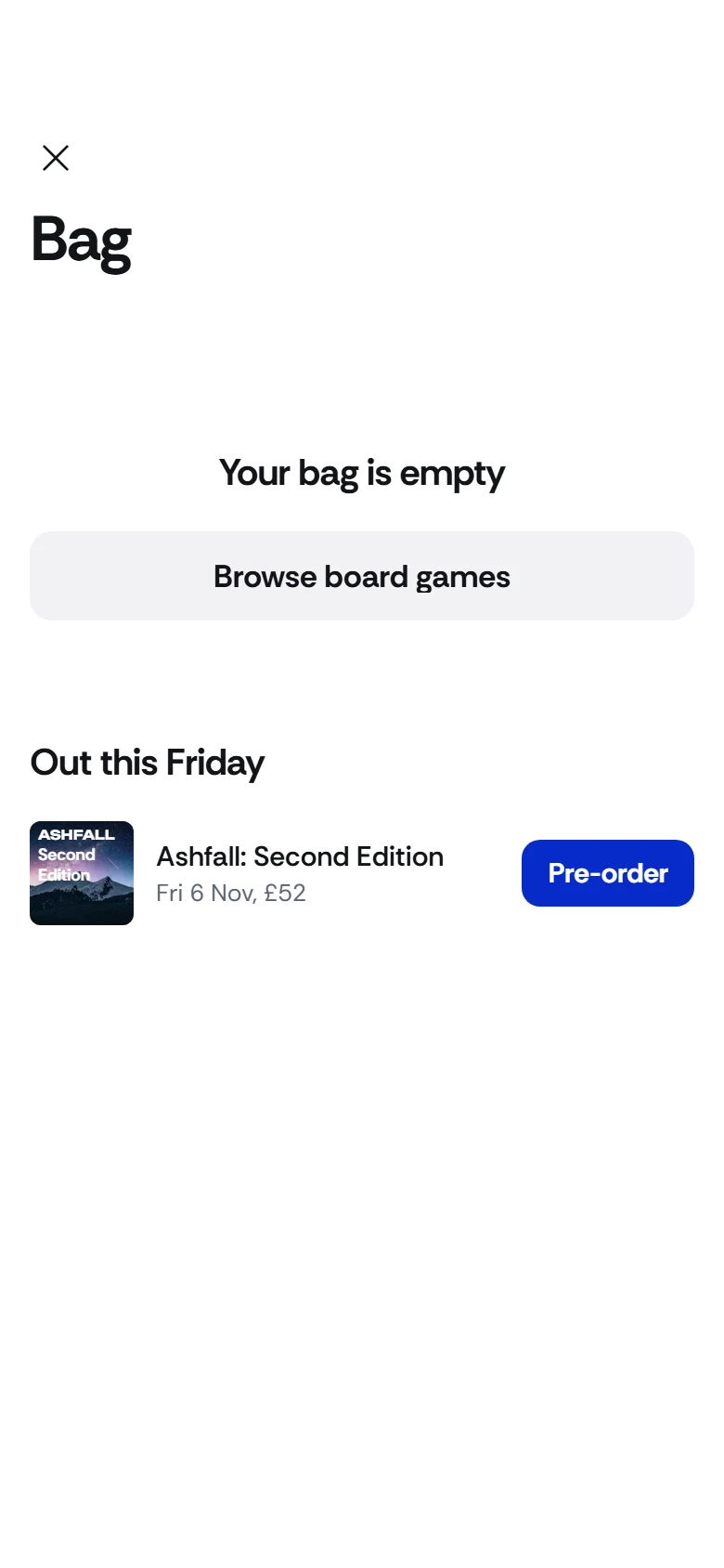 Quest Store Empty Bag preview