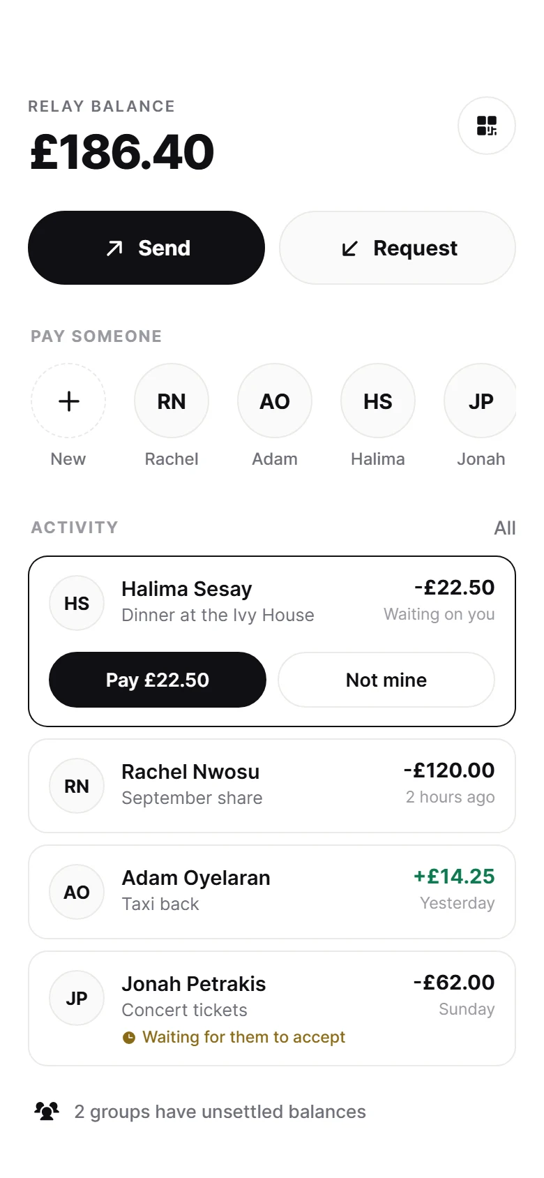 Vorschau von Relay Payments