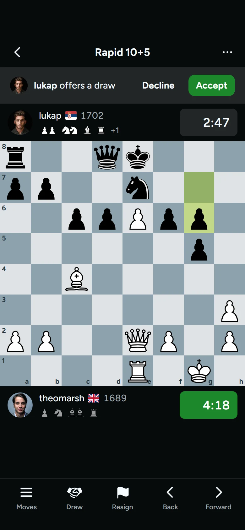 Rook Draw Offered preview