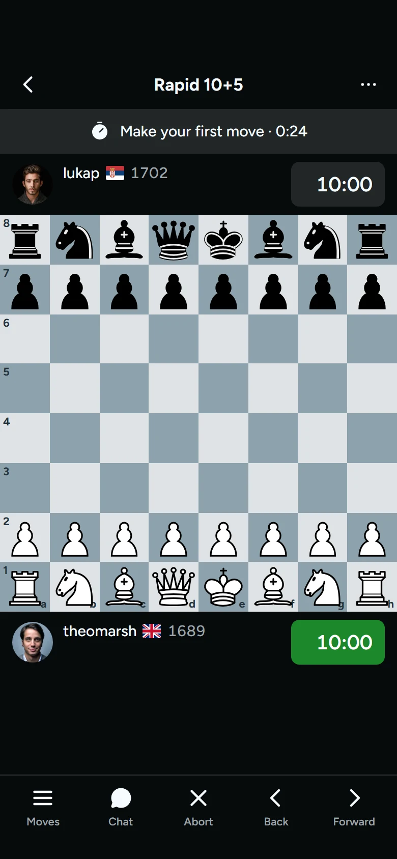 Rook Game Start preview