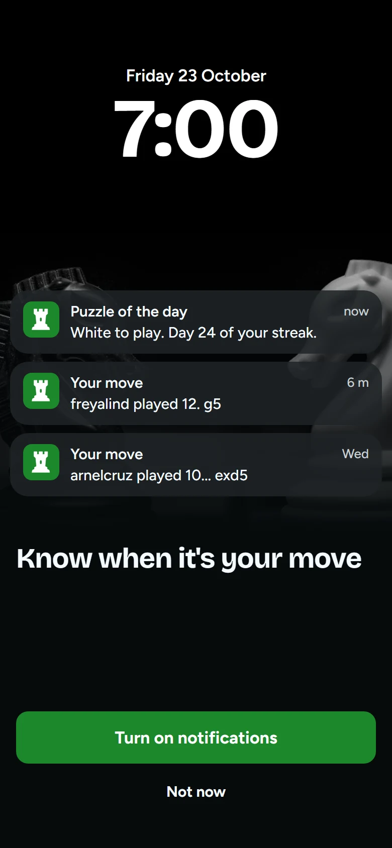Rook Notifications Prime preview