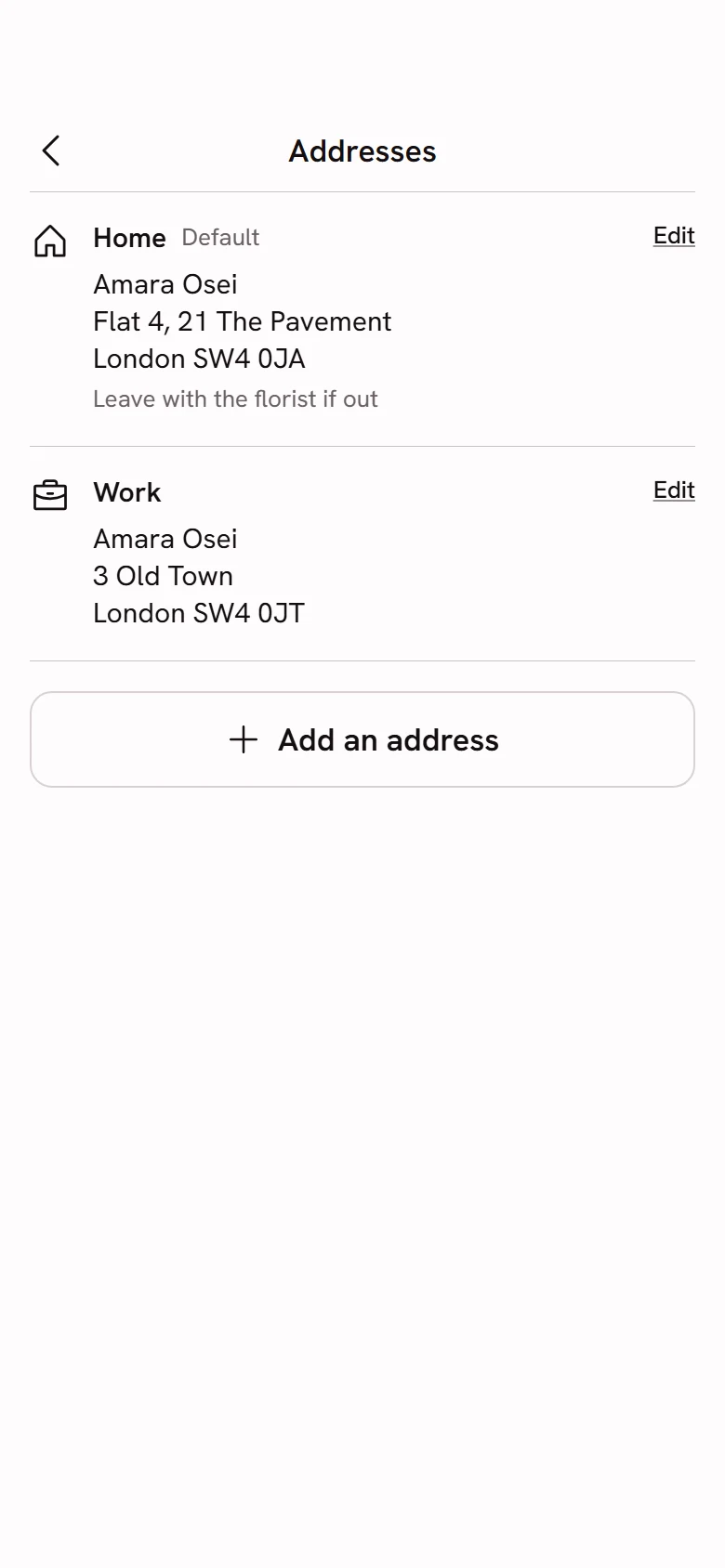 Rouge Store Addresses preview
