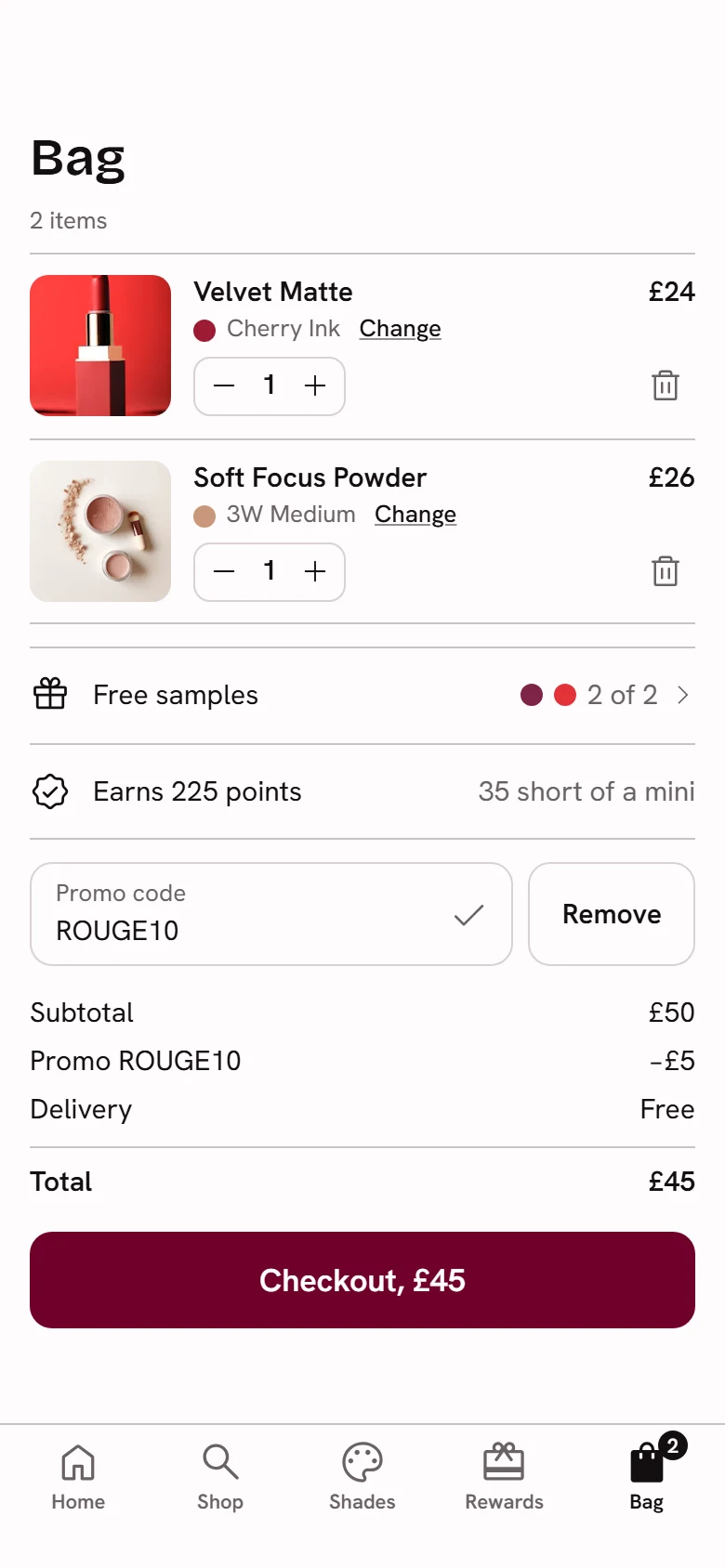 Rouge Store Bag With A Promo preview