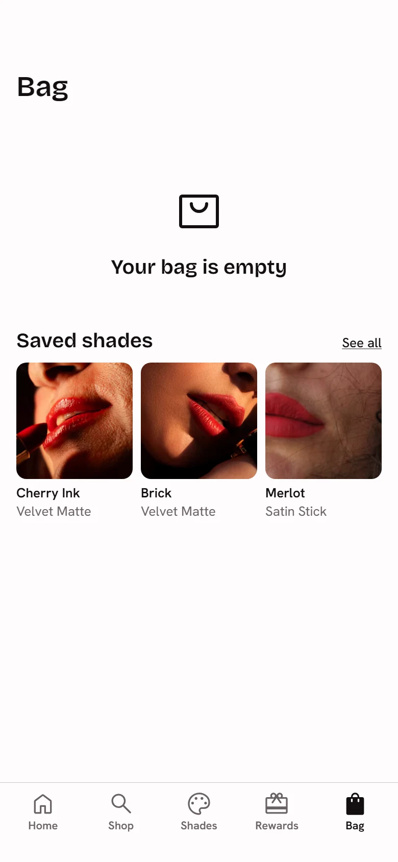 Rouge Store Empty Bag preview
