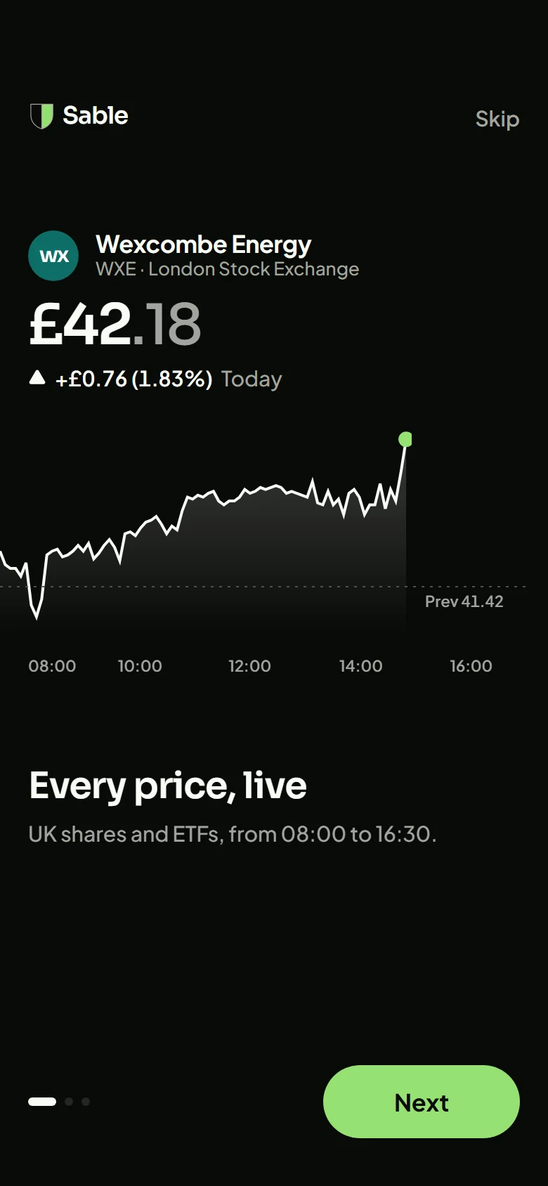 Sable Every Price Live preview