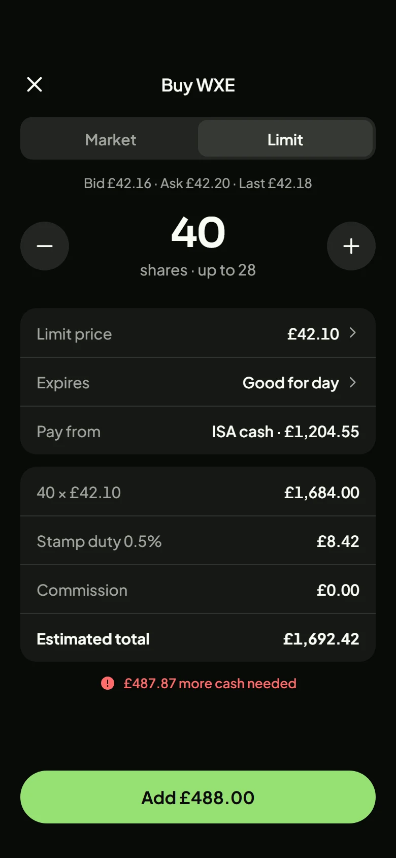 Sable Not Enough Cash preview