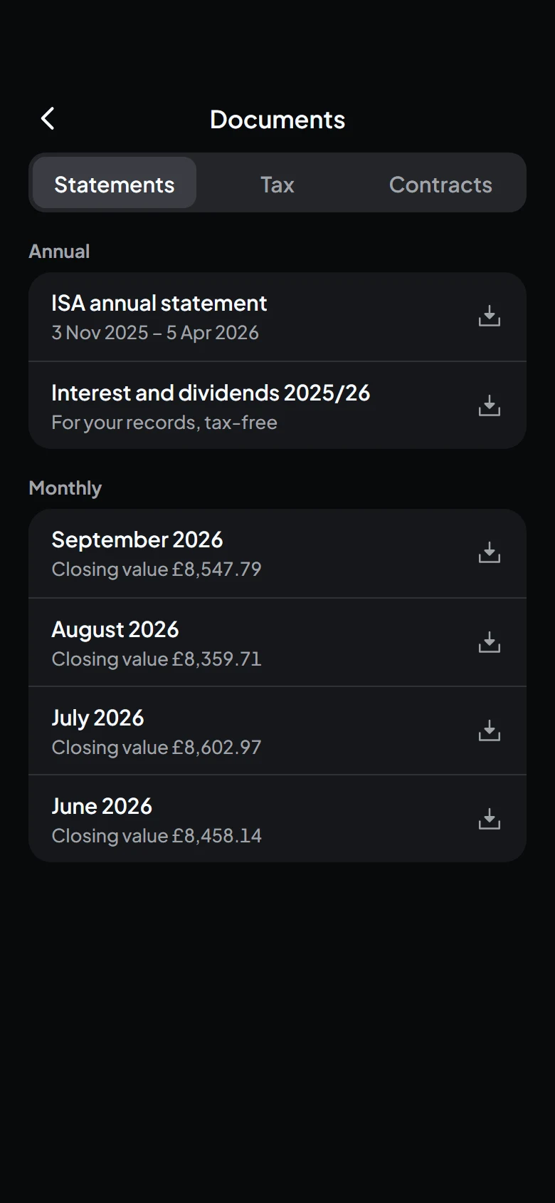 Sable Statements And Tax preview