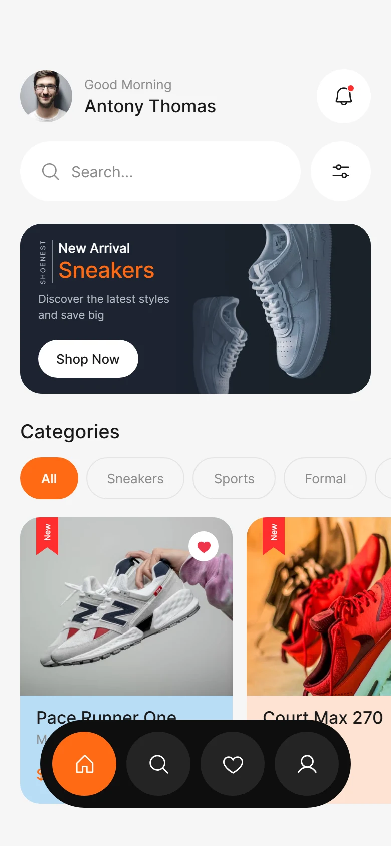 Shoenest Sneaker Store Home preview