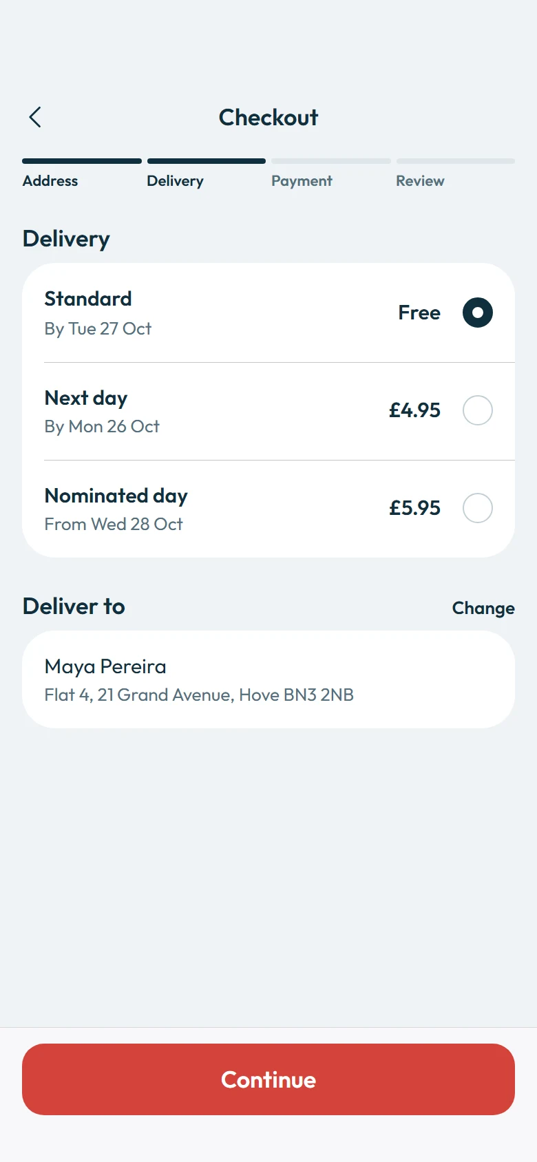 Sol Store Delivery Options preview