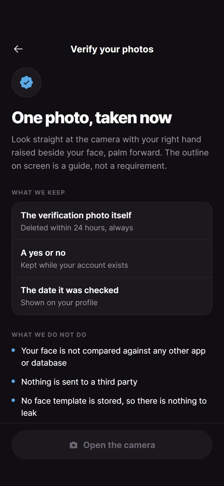 Vista previa de Spark Photo Verification