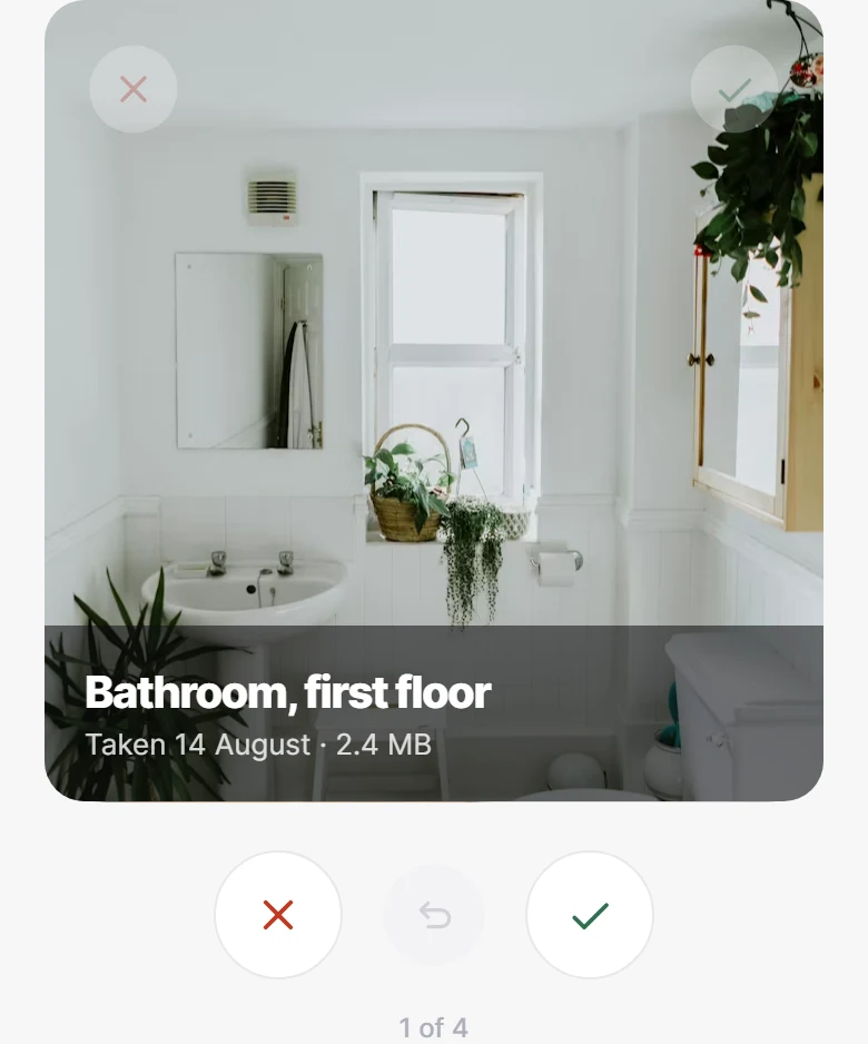 Swipe deck preview