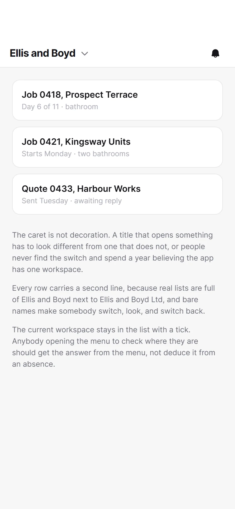 Превью Workspace switcher