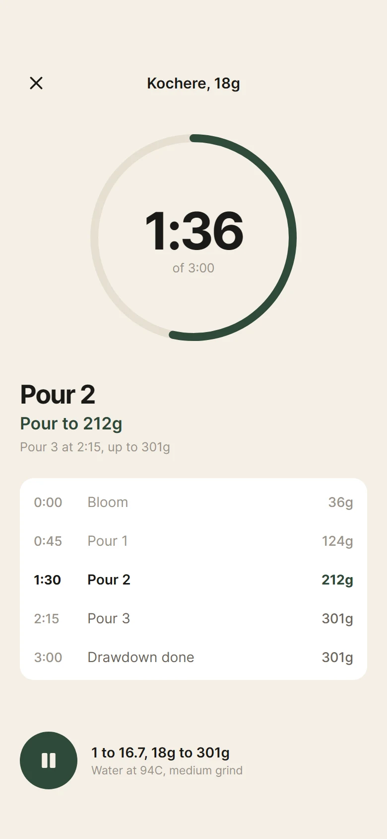 Tamper Brew Timer preview