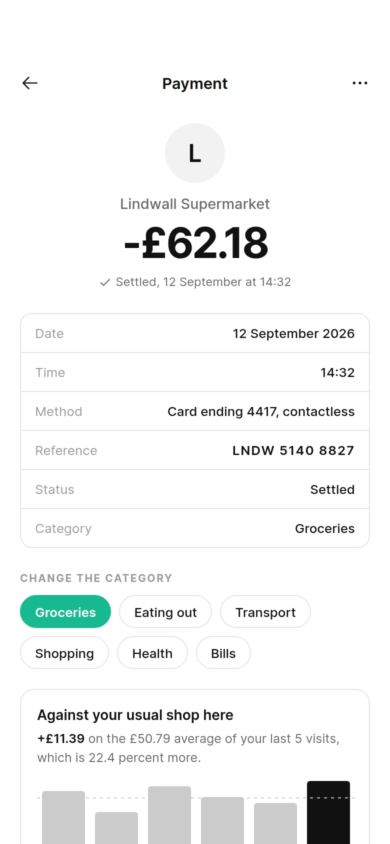 Teller Payment Detail preview