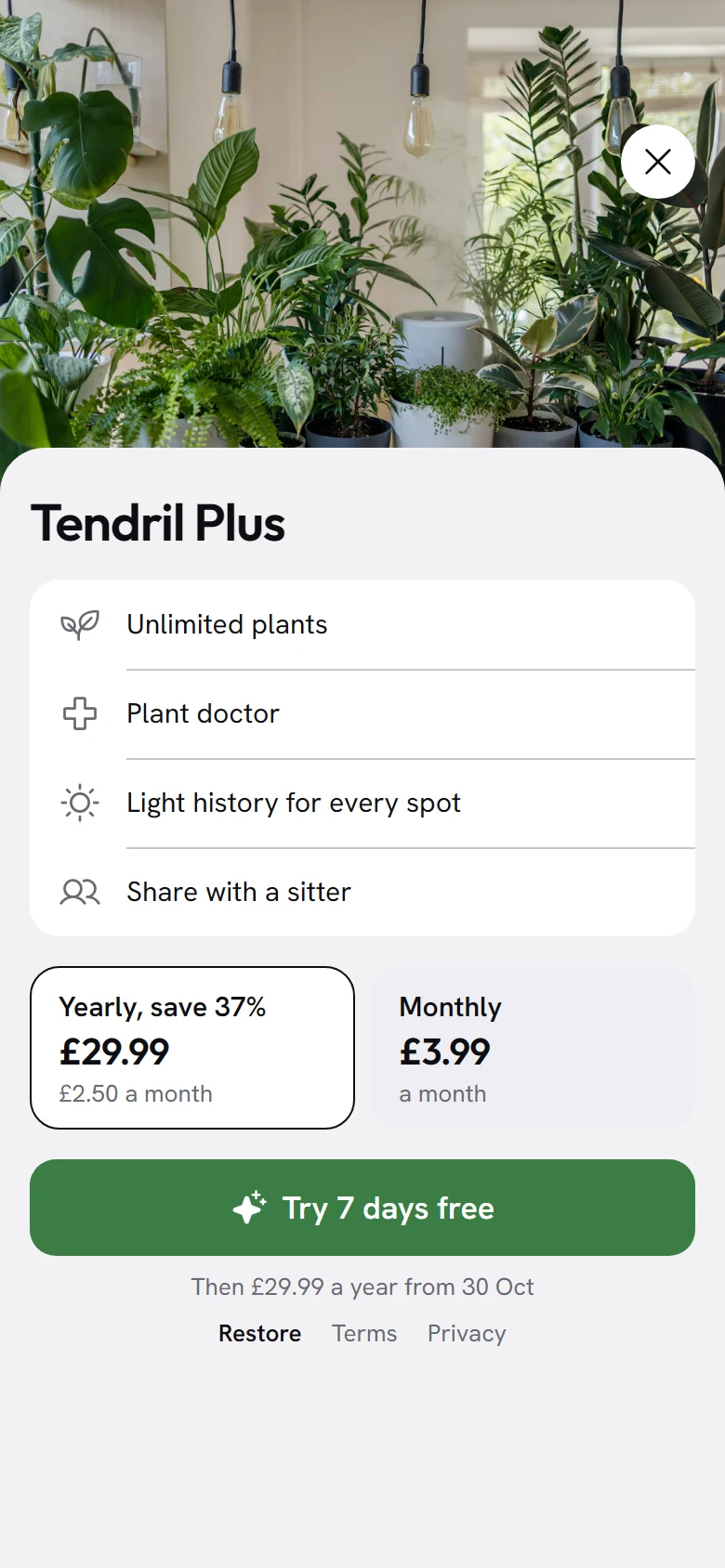 Tendril Plus preview