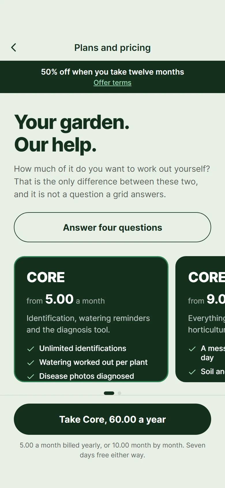 Thicket Ask Before Pricing preview