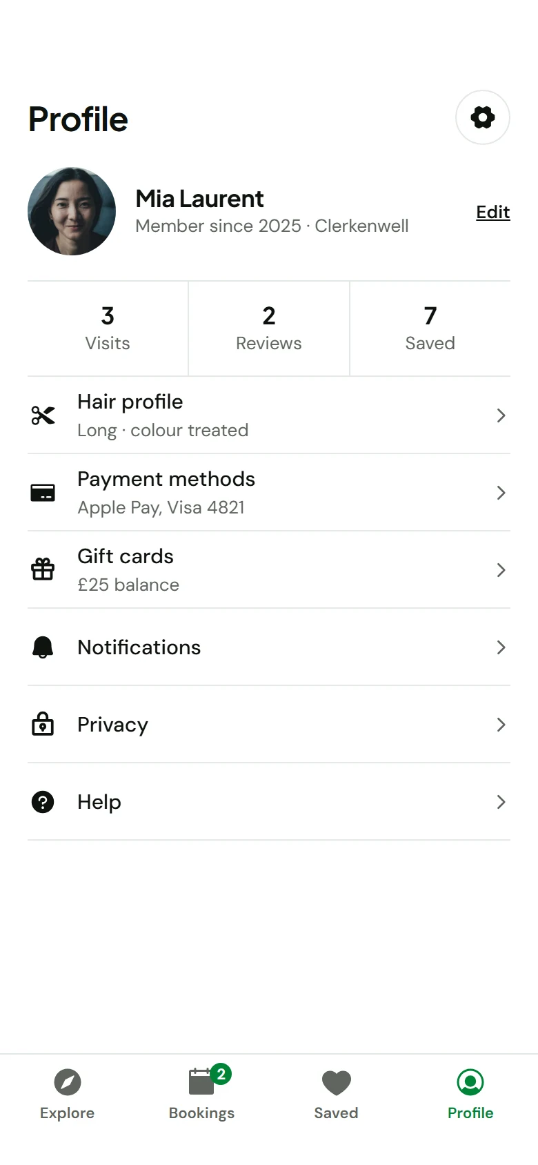 Thimble Profile preview