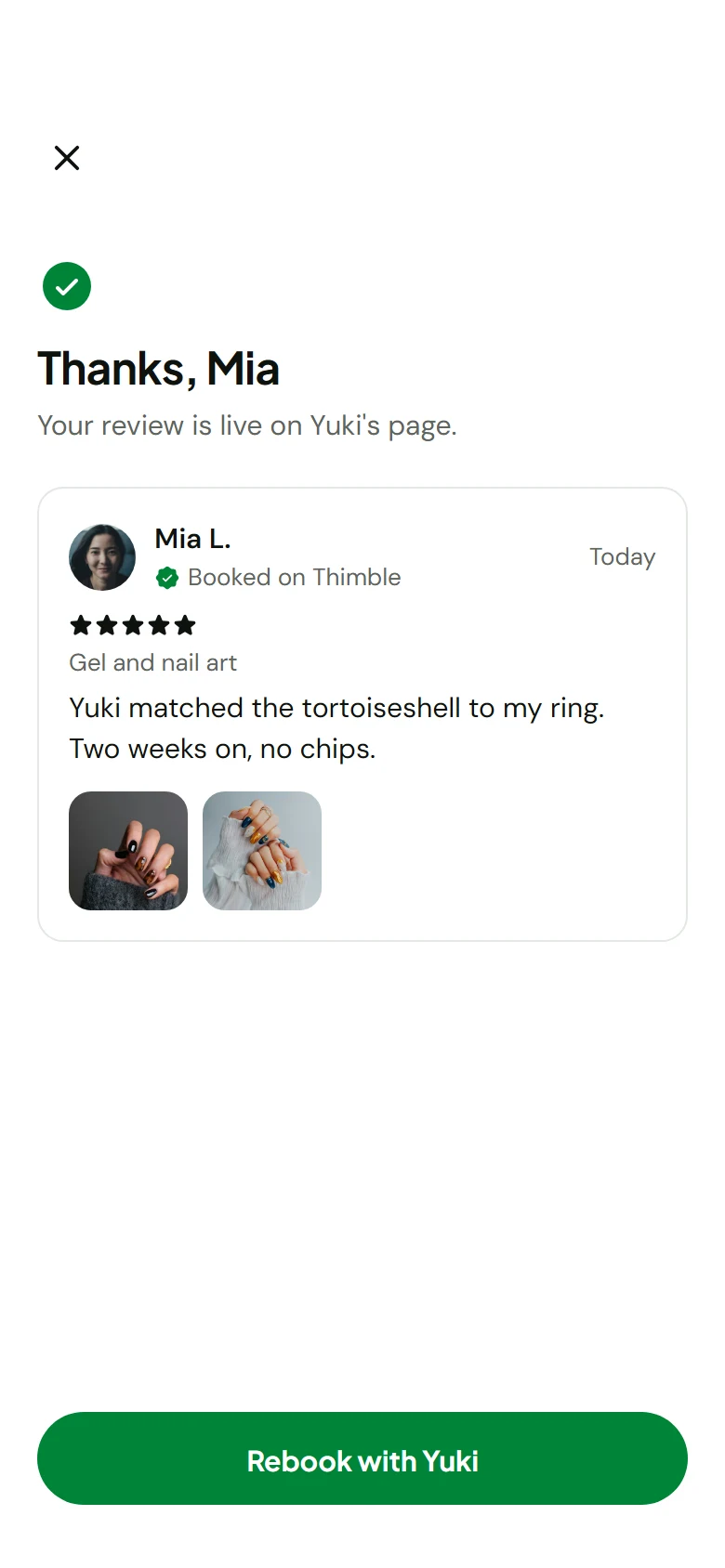 Thimble Review Posted preview