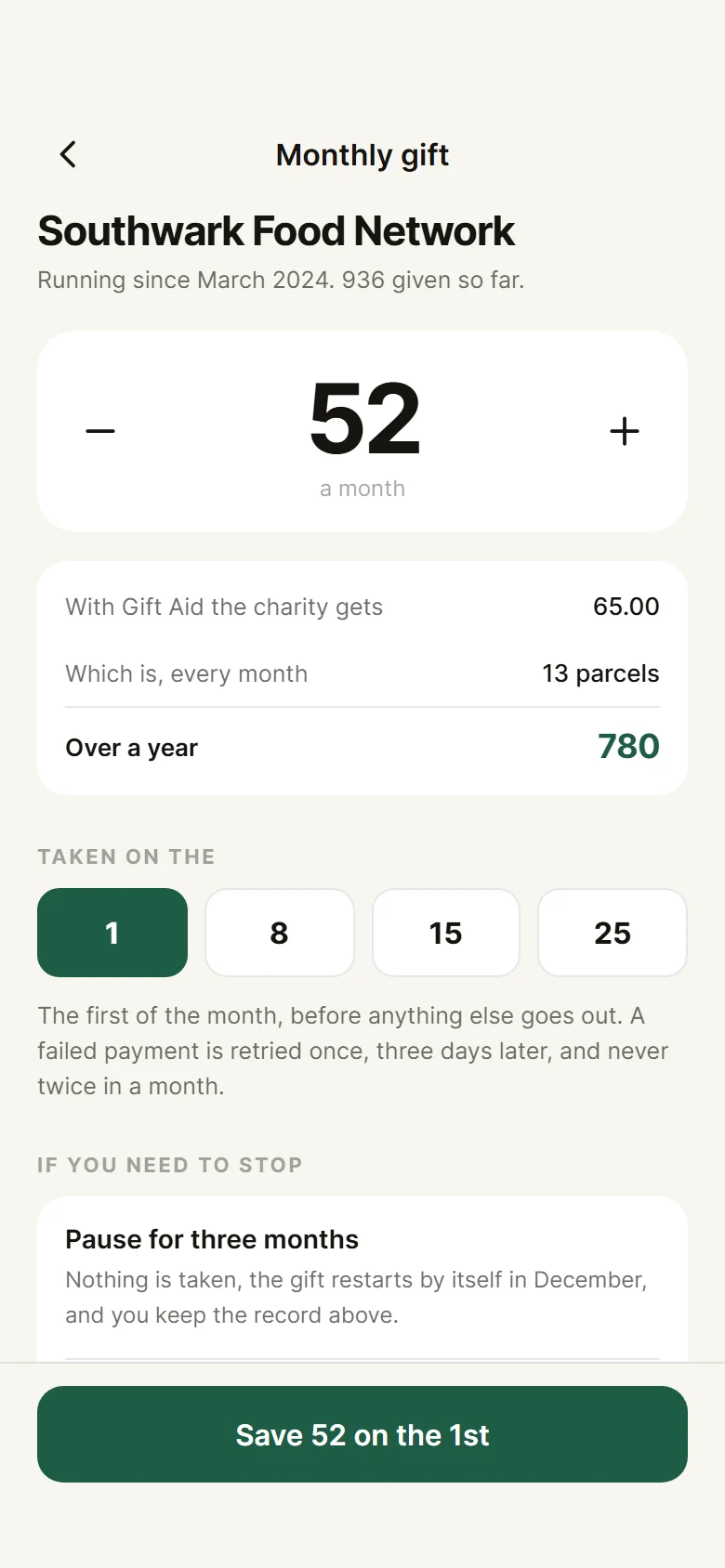 Tithe Regular Gift preview