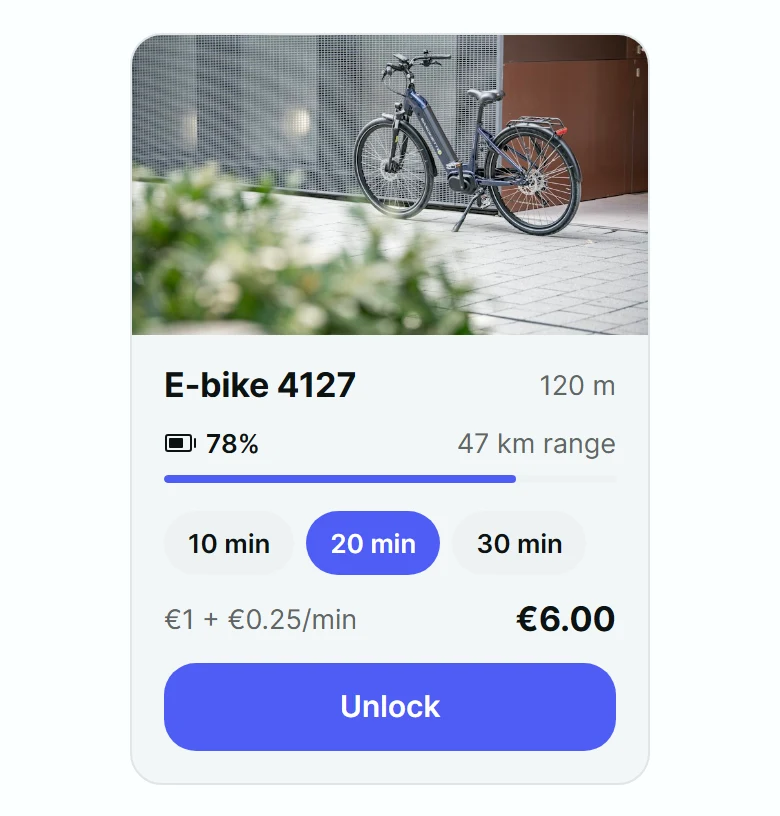 Transit Bike Share Card preview